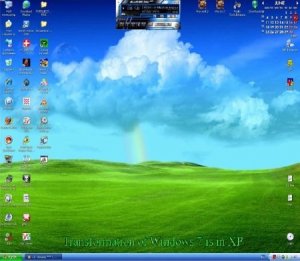 Transformation of Windows 7 is in XP