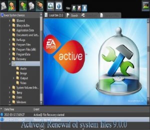 Active@ Renewal of system files 9.0.0