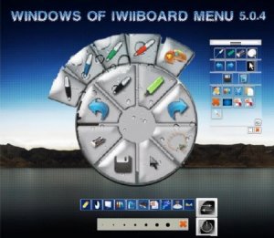 Windows of iWiiBoard Menu 5.0.4