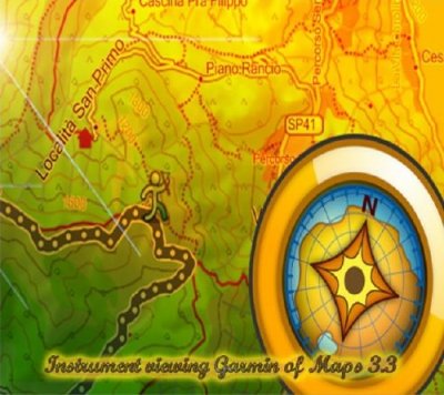 Instrument viewing Garmin of Maps 3.3