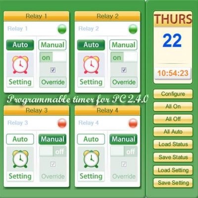 Programmable timer for PC 2.4.0