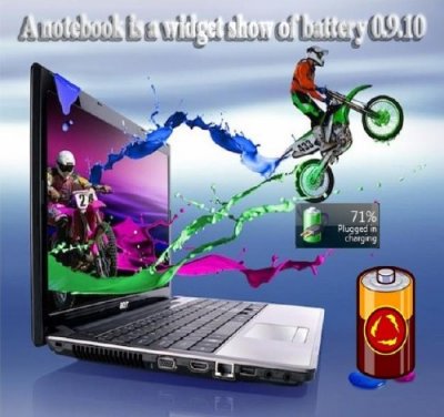 A notebook is a widget show of battery 0.9.10
