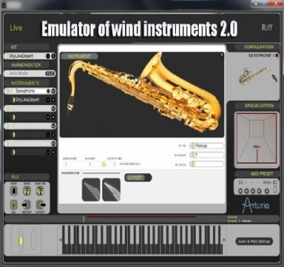 Emulator of wind instruments 2.0