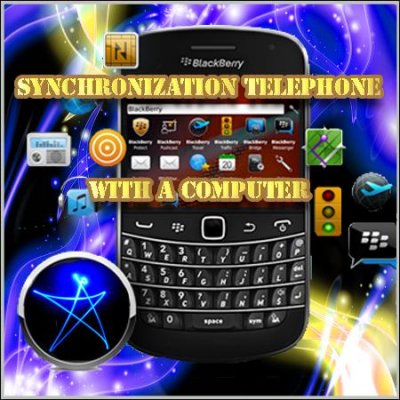 Synchronization telephone with a computer